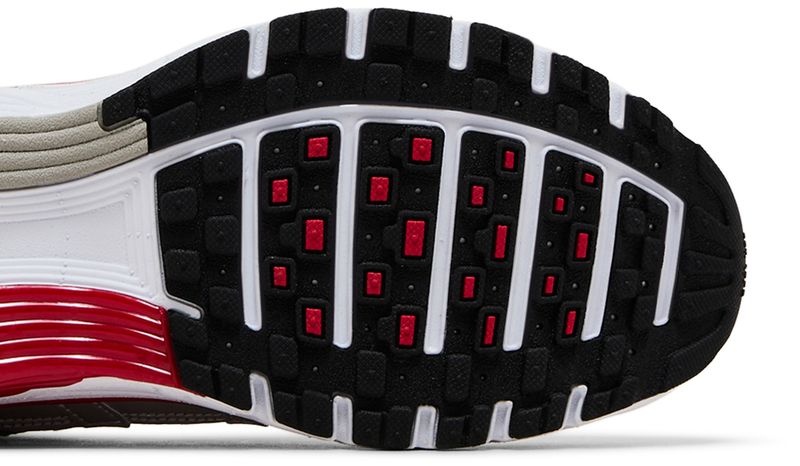 Nike P-6000 Metallic Silver Gym Red