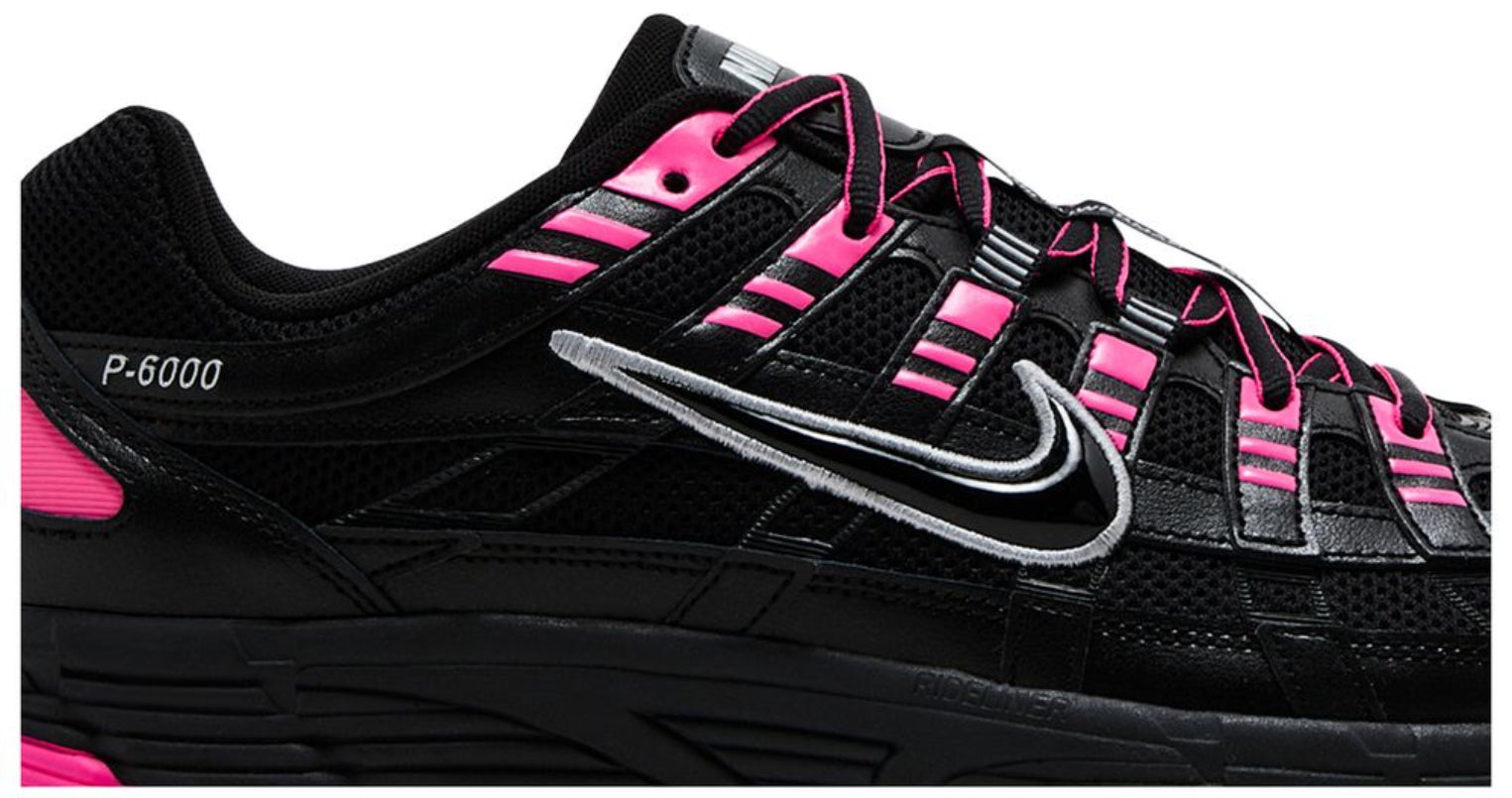 Nike P-6000 Pink Blast Metallic Silver Black