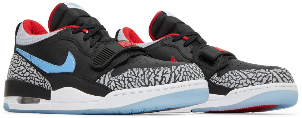 Jordan Legacy 312 Low Black Valor Blue
