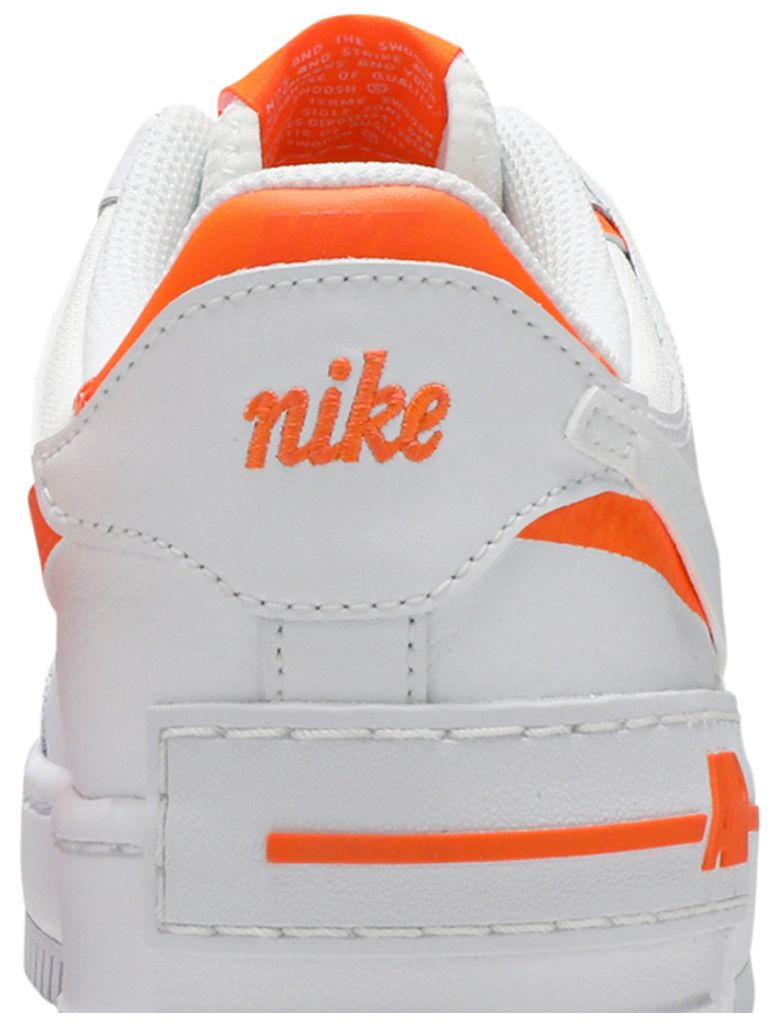 Nike Air Force 1 Shadow White Total Orange (Women's)