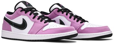 Jordan 1 Low SE Violet Shock White Black