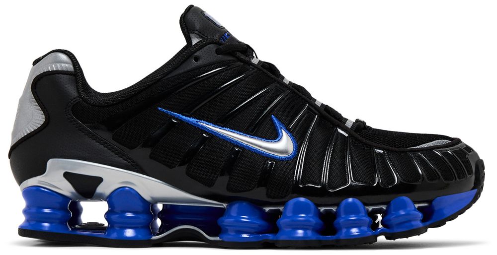 Nike Shox TL Black Racer Blue Metallic Silver