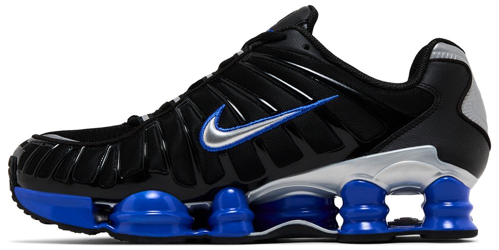 Nike Shox TL Black Racer Blue Metallic Silver