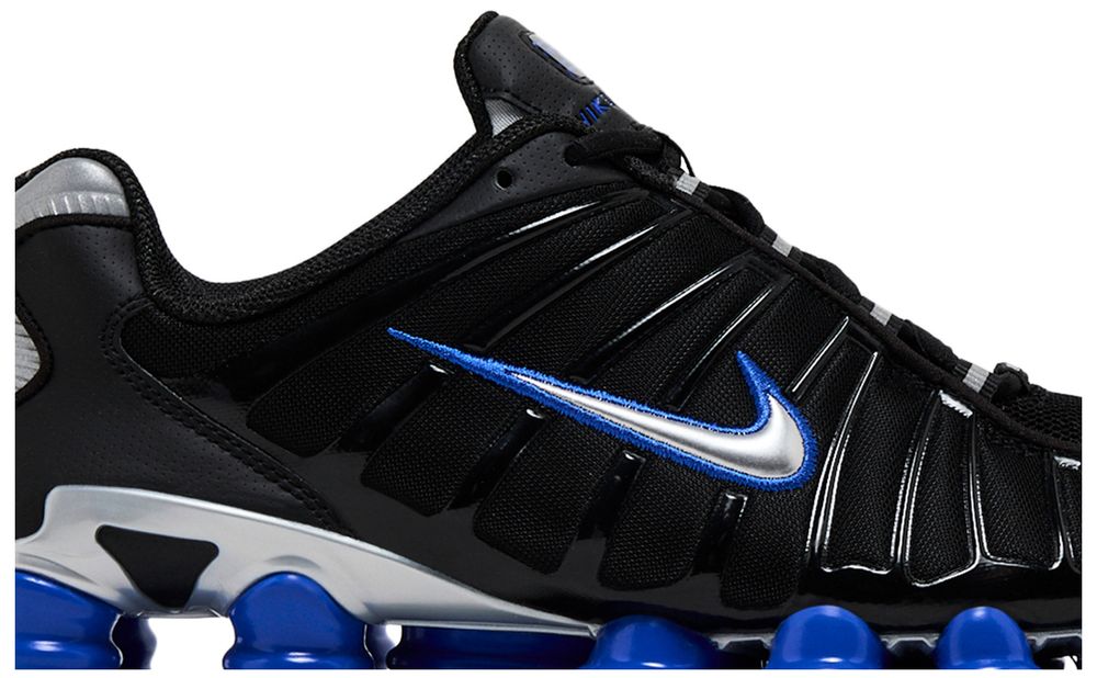 Nike Shox TL Black Racer Blue Metallic Silver