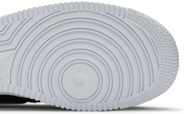 Nike Air Force 1 Low '07 Black White Pebbled Leather