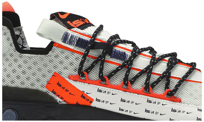 Nike React Runner ISPA Ghost Aqua Total Crimson