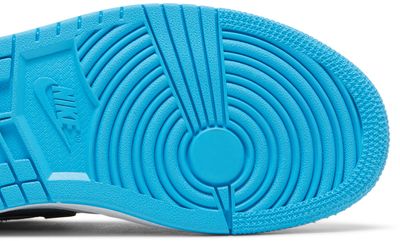 Jordan 1 Low Black Dark Powder Blue (Women's)
