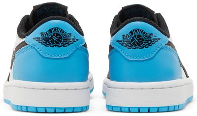 Jordan 1 Low Black Dark Powder Blue (Women's)