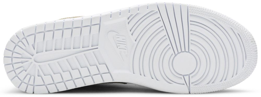 Jordan 1 Low White Metallic Gold (Women's)