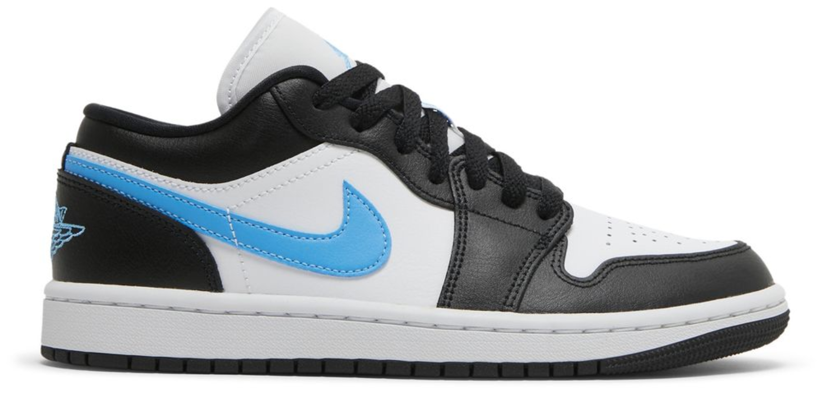 Jordan 1 Low Black University Blue White (Women's)