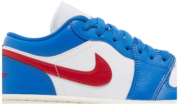 Jordan 1 Low Sport Blue Gym Red (Women's)