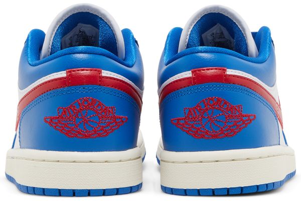 Jordan 1 Low Sport Blue Gym Red (Women's)