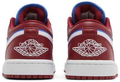 Jordan 1 Low Pomegranate Medium Blue (Women's)