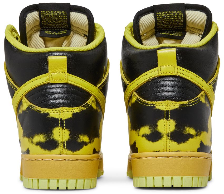 Nike Dunk High 1985 SP Yellow Acid Wash