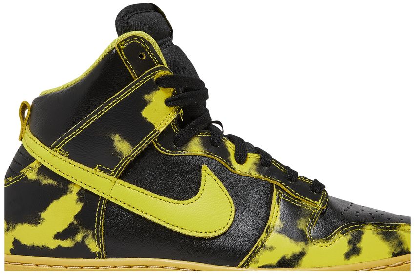 Nike Dunk High 1985 SP Yellow Acid Wash