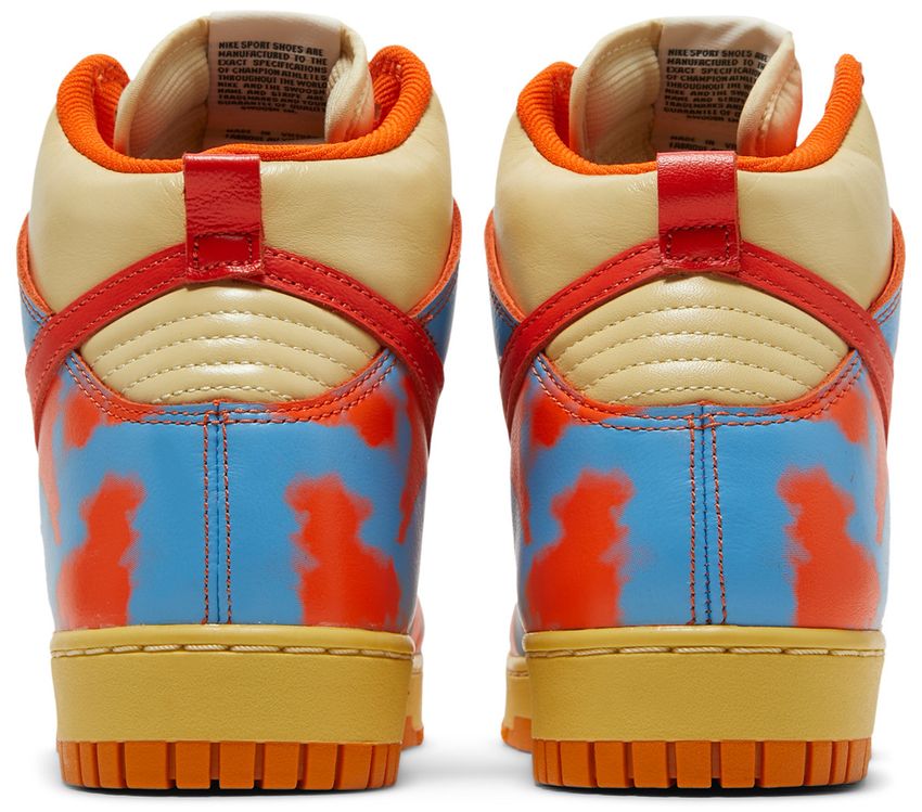Nike Dunk High 1985 SP Orange Acid Wash