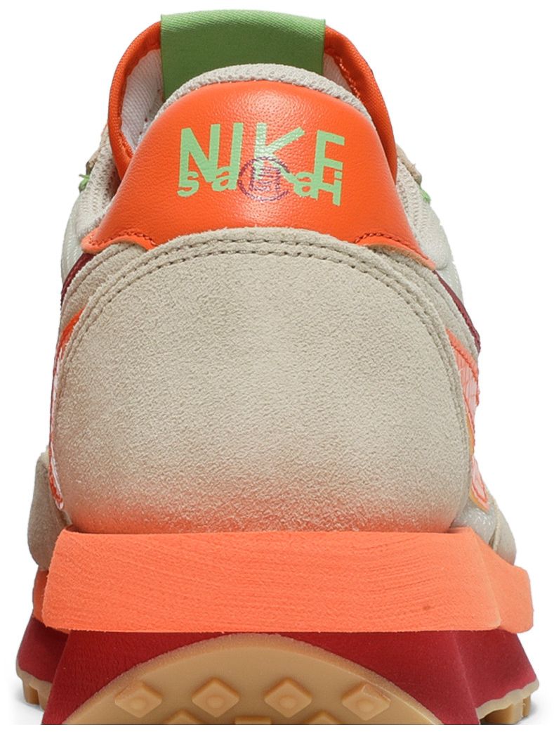 Nike LD Waffle sacai CLOT Net Orange Blaze
