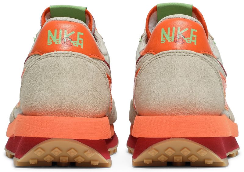 Nike LD Waffle sacai CLOT Net Orange Blaze