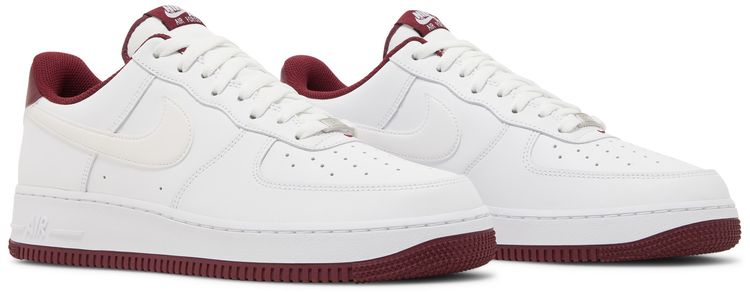 Nike Air Force 1 Low '07 White Dark Beetroot