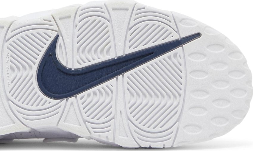Nike Air More Uptempo White Midnight Navy (GS)