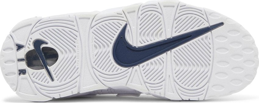 Nike Air More Uptempo White Midnight Navy (GS)