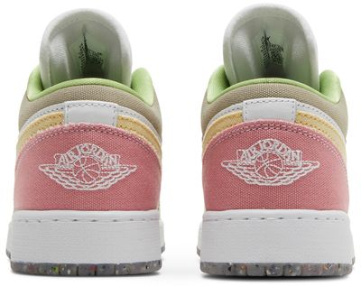 Jordan 1 Low Pastel Grind Vivid Green (GS)