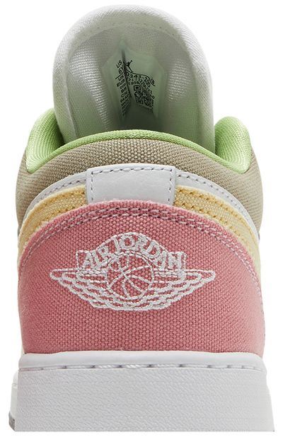Jordan 1 Low Pastel Grind Vivid Green (GS)