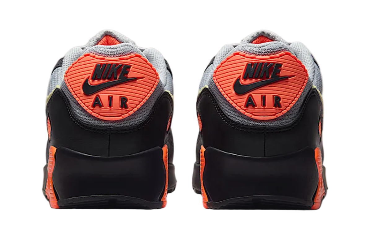Nike Air Max 90 Light Smoke Grey Hyper Crimson Limelight