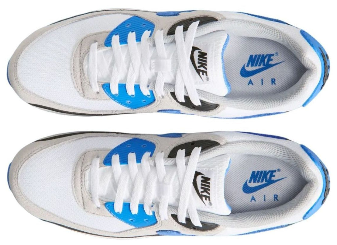 Nike Air Max 90 White Blue Crystal