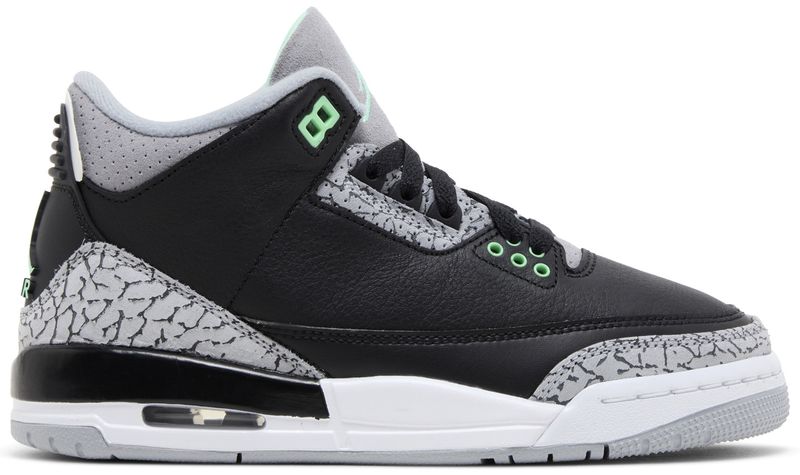 Jordan 3 Retro Green Glow (GS)