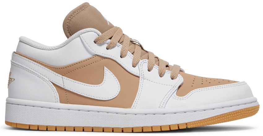 Jordan 1 Low Gum White