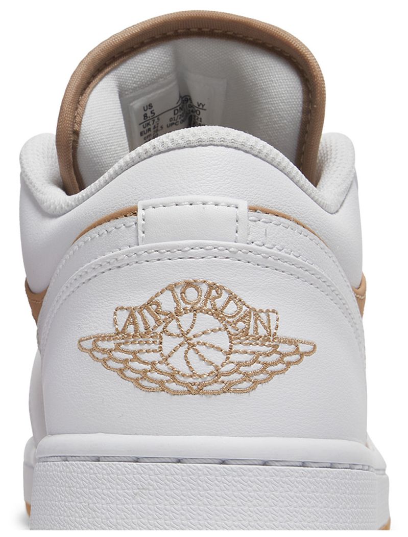 Jordan 1 Low Gum White