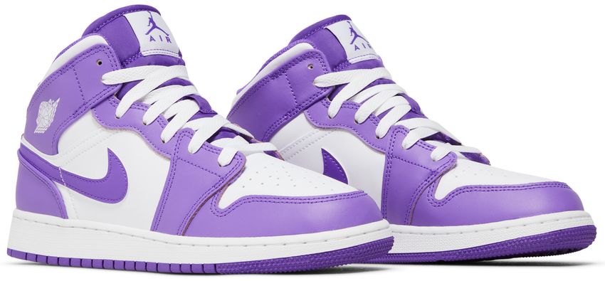Jordan 1 Mid Purple Venom (GS)