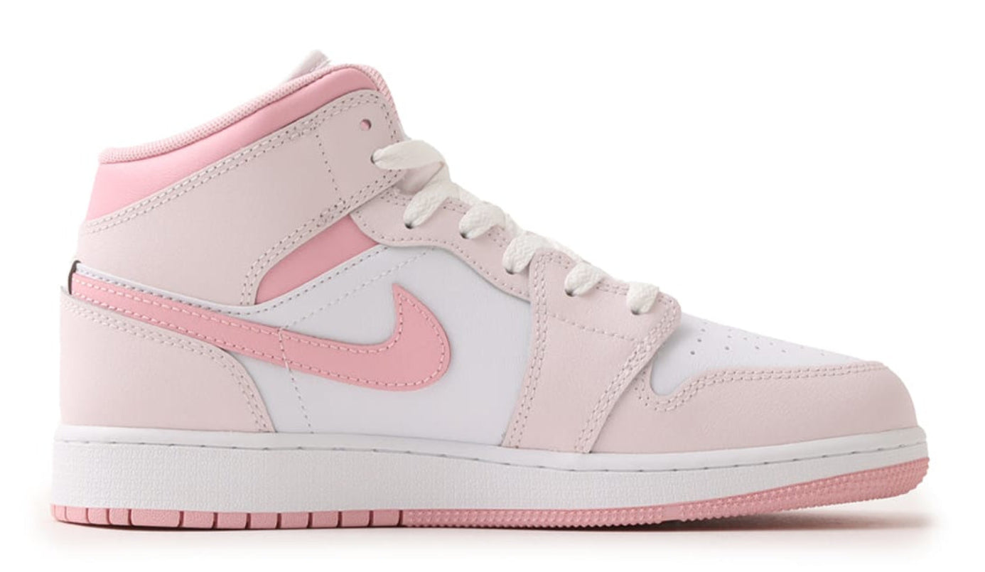 Jordan 1 Mid Pearl Pink White (GS)