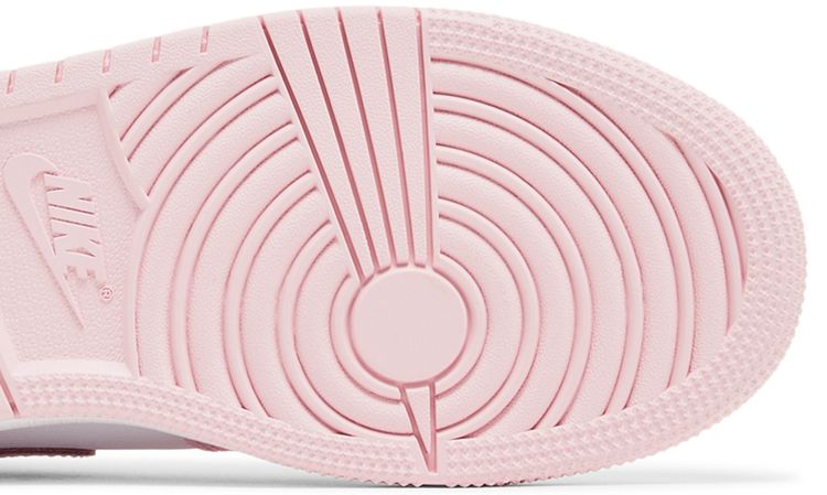 Jordan 1 Mid Pink Foam Fire Red (GS)