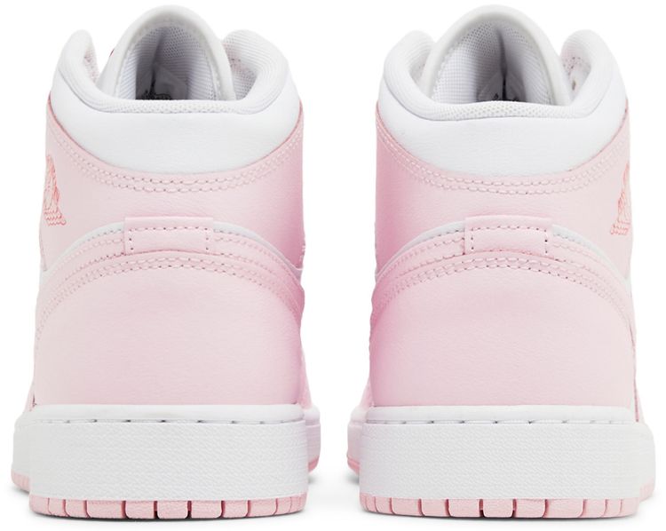 Jordan 1 Mid Pink Foam Fire Red (GS)