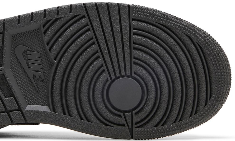 Jordan 1 Mid Black White Iron Grey