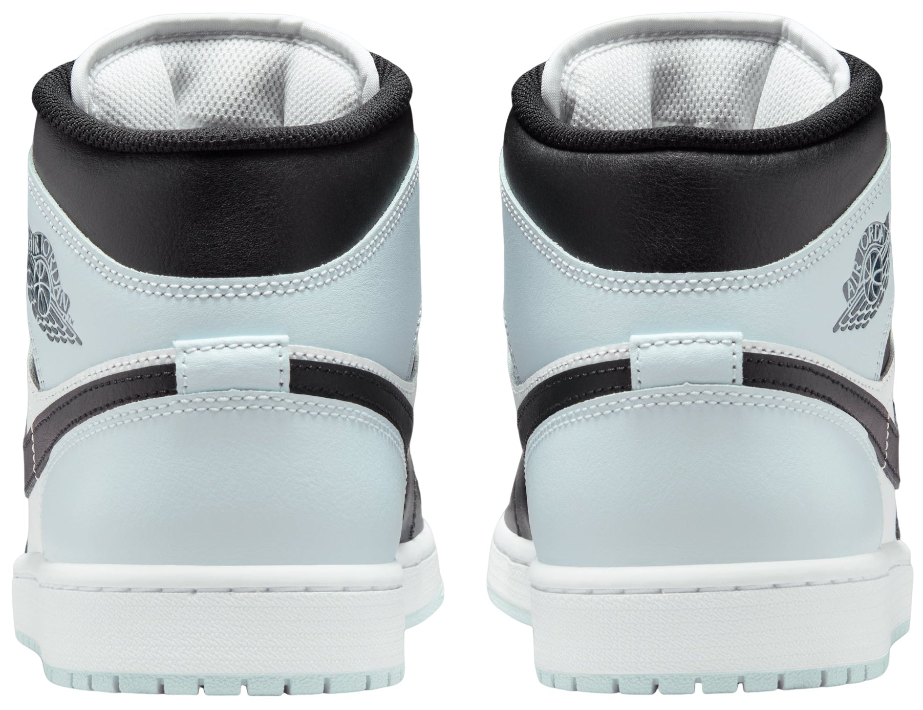 Jordan 1 Mid Black Aura Squadron Blue
