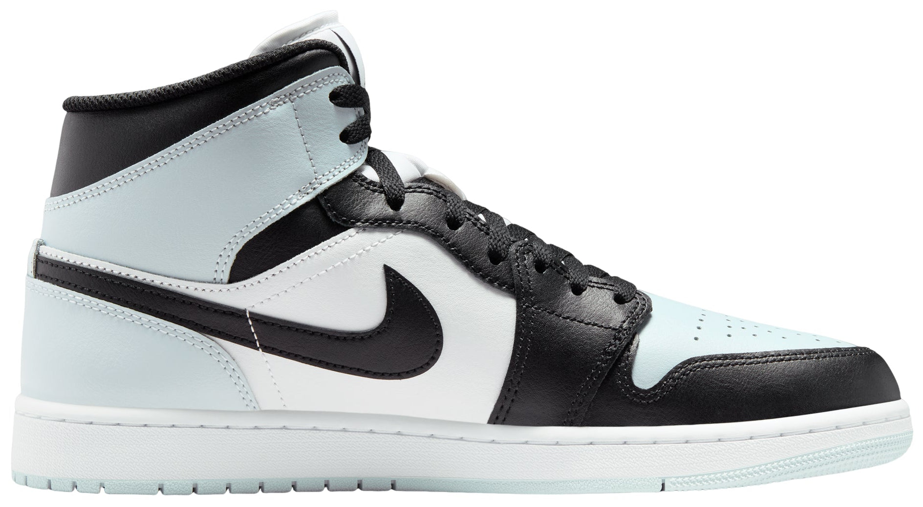 Jordan 1 Mid Black Aura Squadron Blue