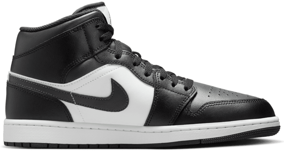 Jordan 1 Mid Off Noir Toe