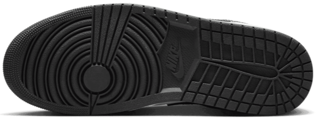 Jordan 1 Mid Off Noir Toe