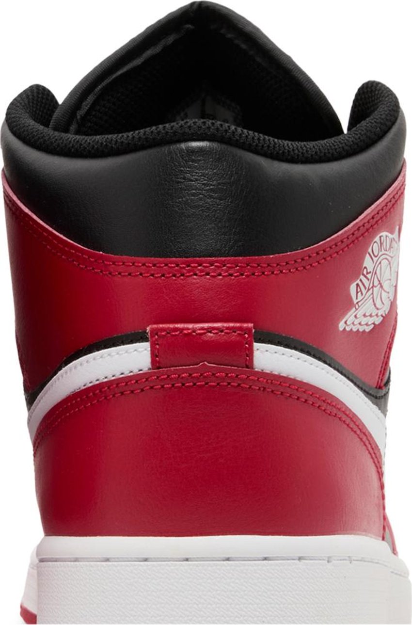Jordan 1 Mid Black Gym Red White