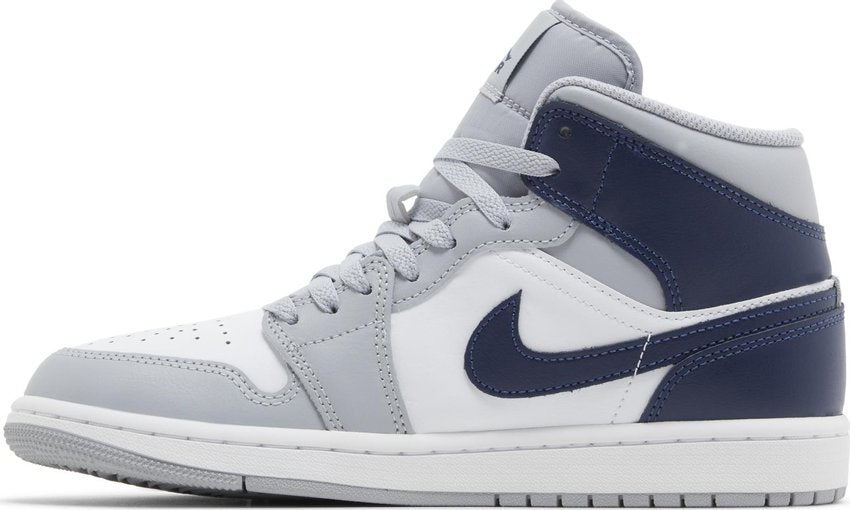 Jordan 1 Mid Wolf Grey Midnight Navy