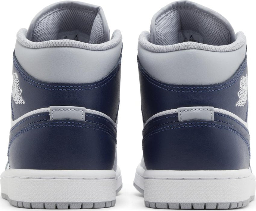 Jordan 1 Mid Wolf Grey Midnight Navy