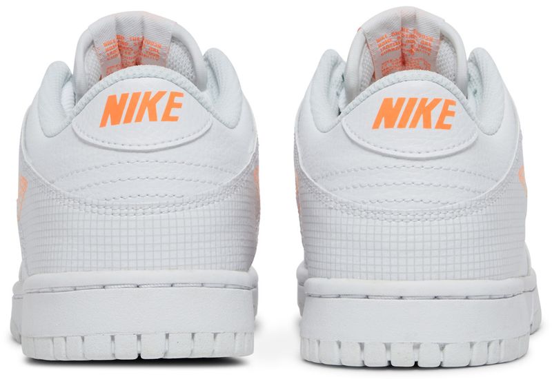 Nike Dunk Low SE 3D Swoosh Pure Platinum Total Orange (GS)
