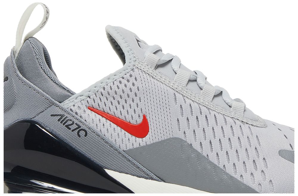 Nike Air Max 270 Grey Fog Team Orange Sail