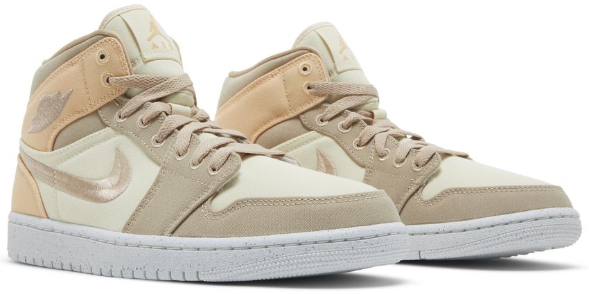 Jordan 1 Mid SE Canvas Khaki (Women's)