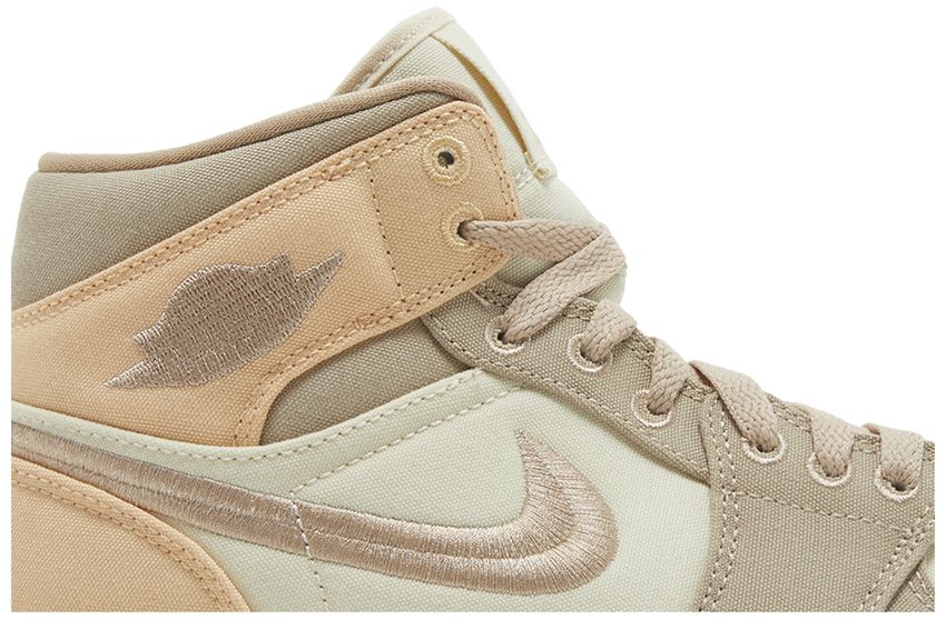 Jordan 1 Mid SE Canvas Khaki (Women's)