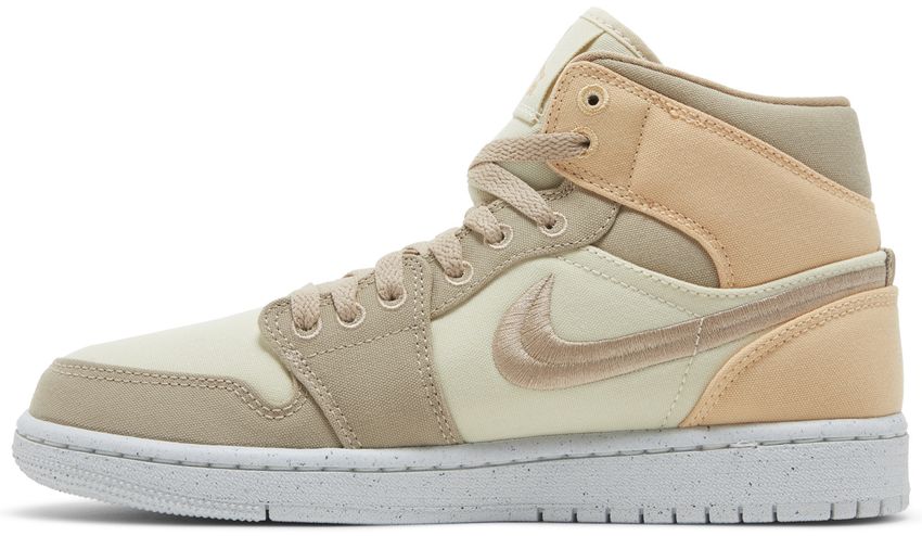 Jordan 1 Mid SE Canvas Khaki (Women's)