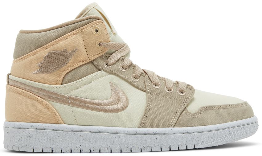 Jordan 1 Mid SE Canvas Khaki (Women's)